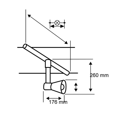 URail Spot Zeus 1x33W 39st. Schwarz matt 230V Metal/Plastic 4000K triac dimmable (PL95547) - PAULMANN