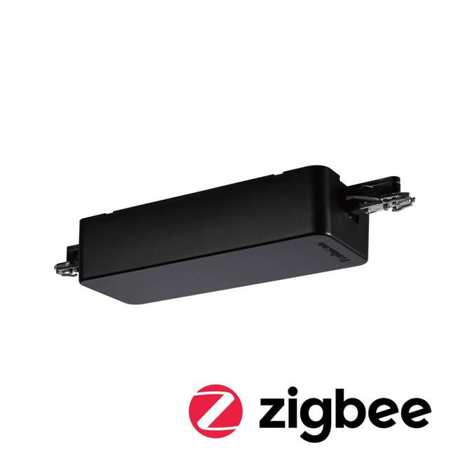 URail Zigbee Dimm/Switch adapter max400W 230V Czarny-mat tworzywo sztuczne (PL96815) - PAULMANN