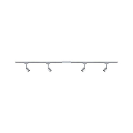 URail zestaw Pure II 4x max. 10W Chrom 230V Metal/Tworzywo sztuczne (PL96896) - PAULMANN