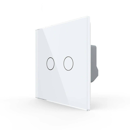 Włącznik dotykowy LIVOLO podwójny ZIGBEE biały (VL-C702Z-61) LIVOLO