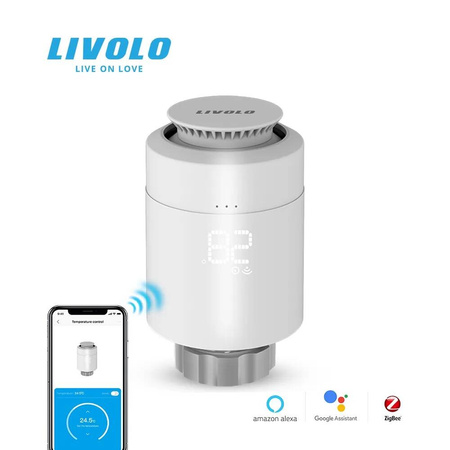ZWRT-61 Zawór termostatyczny do grzejników ZigBee LIVOLO