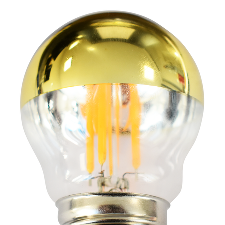 Żarówka Filamentowa LED 4W G45 E27 2700K Half Gold (EKZF8011) - Eko-Light