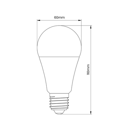 Żarówka LED 11W E27 A60 3000K (EKZA7796) - Eko-Light