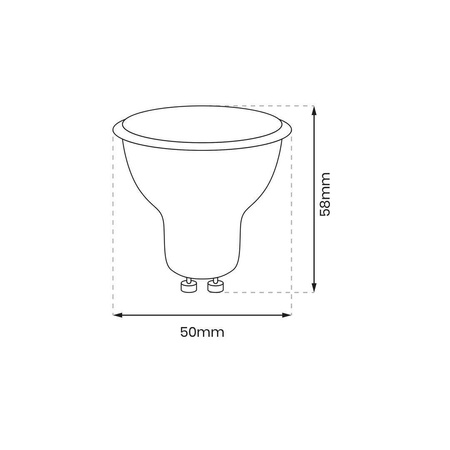Żarówka LED 6,5W GU10 4000K (EKZA8003) - Eko-Light