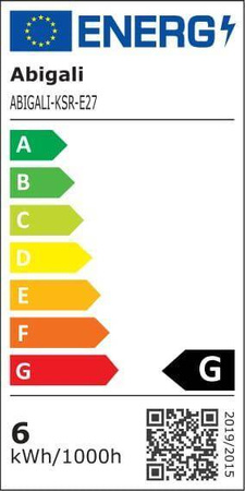 Żarówka designerska LED Abigali Retro 6W E27 KSR-E27 (KSR-E27) - Abigali