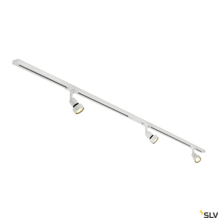 Zestaw szyna 1f. + 3x PURI, 3x 4.3W LEDl, biała (143191) - SLV