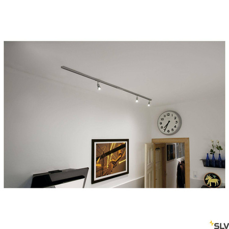 Zestaw szyna 1f. + 3x PURI, 3x 4.3W LEDl, srebrnoszara (143194) - SLV