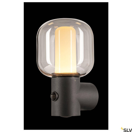 Zewnętrzna oprawa ścienna LED OVALISK WL Sensor, przełącznik CCT 3000/4000 K (1004679) - SLV