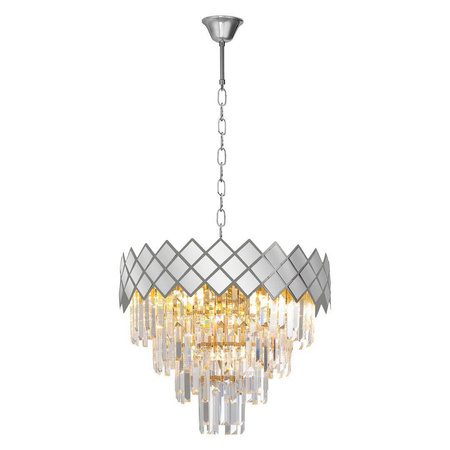 Żyrandol CARISMA CHROME 9xE14 (ML8889) - Milagro