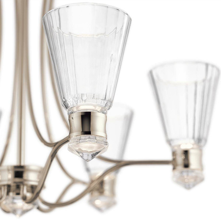 Żyrandol LED Kayva - 13 źródeł światła (QN-KAYVA13-PN) - Quintiesse