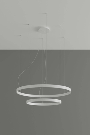 Żyrandol RIO 2 55/78 biały LED 4000K (TH.178) - Thoro Lighting