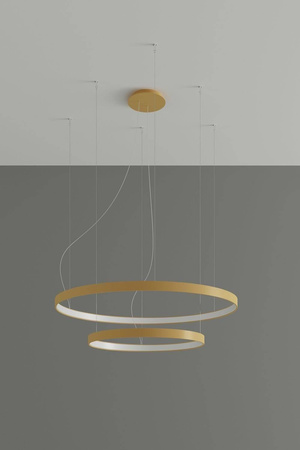 Żyrandol RIO 2 55/78 złoty LED 4000K (TH.268) - Thoro Lighting